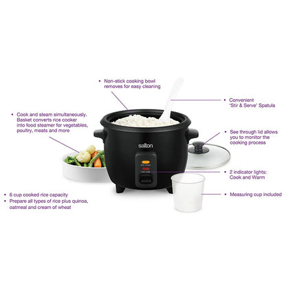Automatic Drum Style Rice Cooker & Steamer