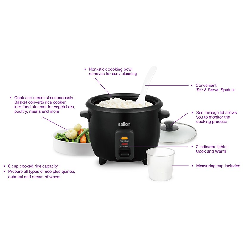 Automatic Drum Style Rice Cooker & Steamer