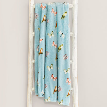 Birds and Butterflies Throw