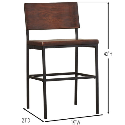 Sawyer Wood/Metal Bar Stools