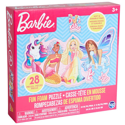 Barbie™ Kids' Fun Foam 28-Pc Puzzle  with Princesses and Unicorn