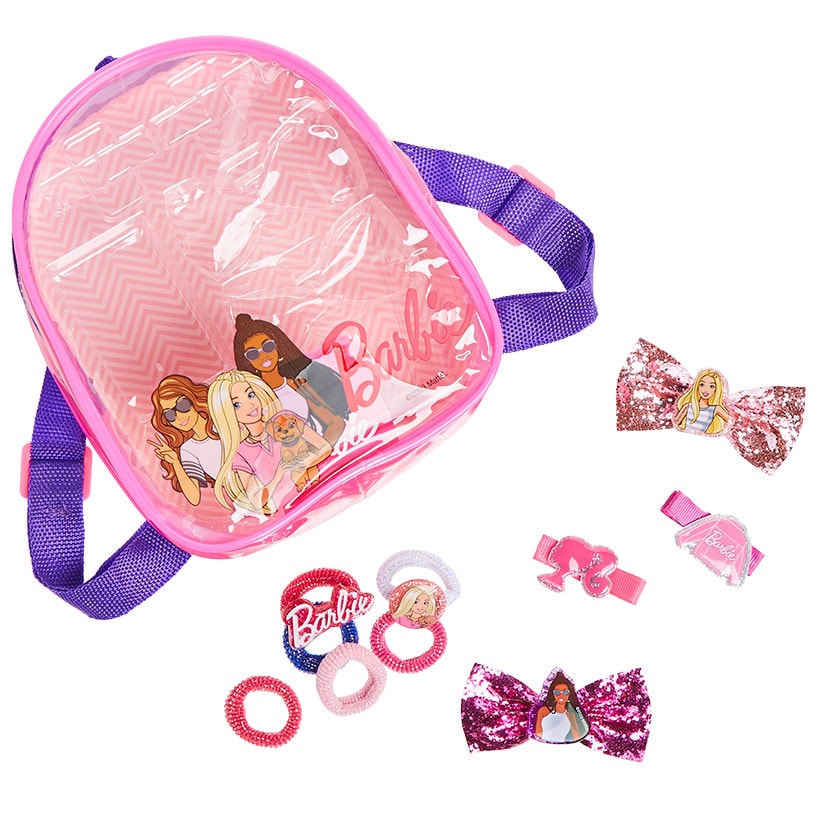 Barbie Hair Accessory Set with Backpack