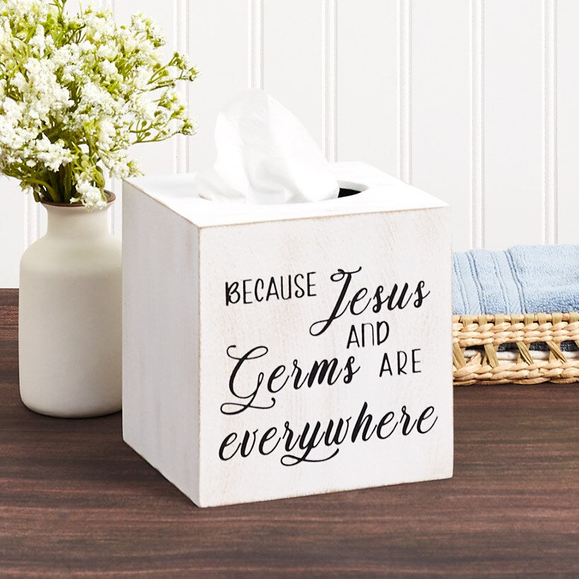 Country Bathroom Accents Tissue Box Cover or Wall Sign#select-item_tissue-box
