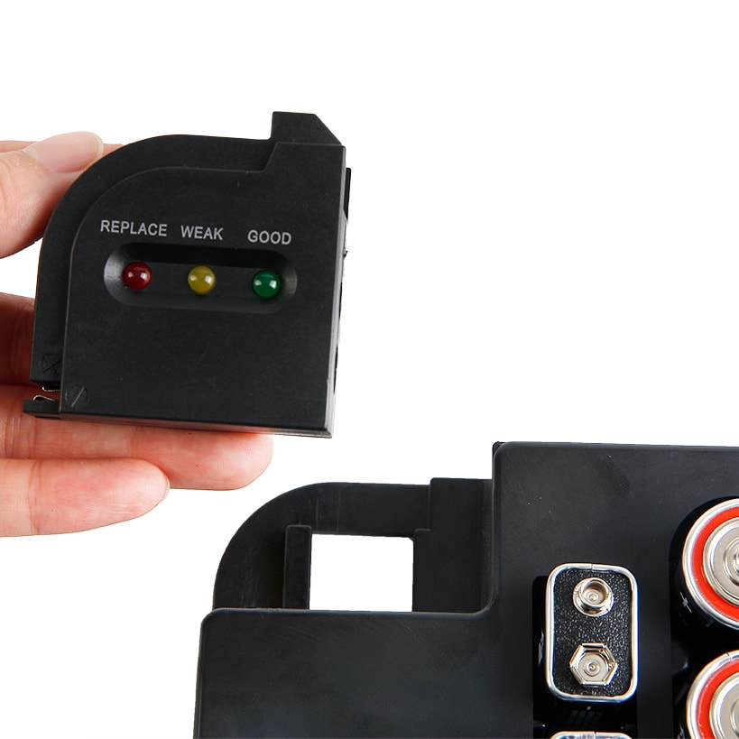 Battery Storage Container with Tester Checker