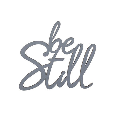 Be Still Wood Hanging Plaque