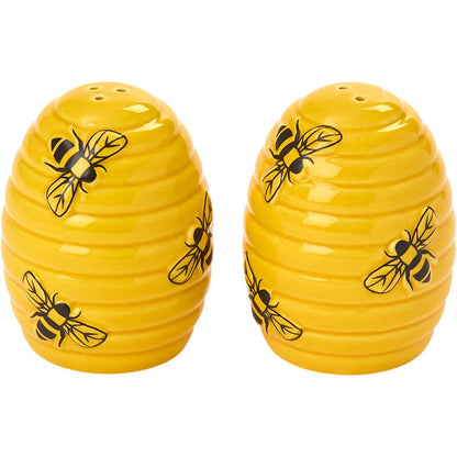Beehive Shaped Decorative Salt and Pepper Shakers Set