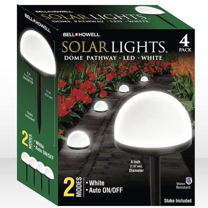 Bell+Howell® Set of 4 Solar Dome Lights