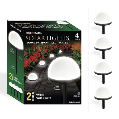 Bell+Howell® Set of 4 Solar Dome Lights