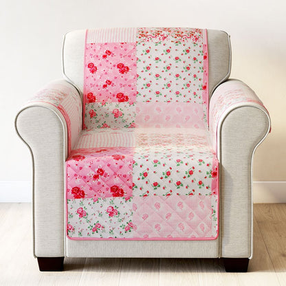 Berry Bloom Quilted Furniture Cover Chair, Loveseat, Sofa