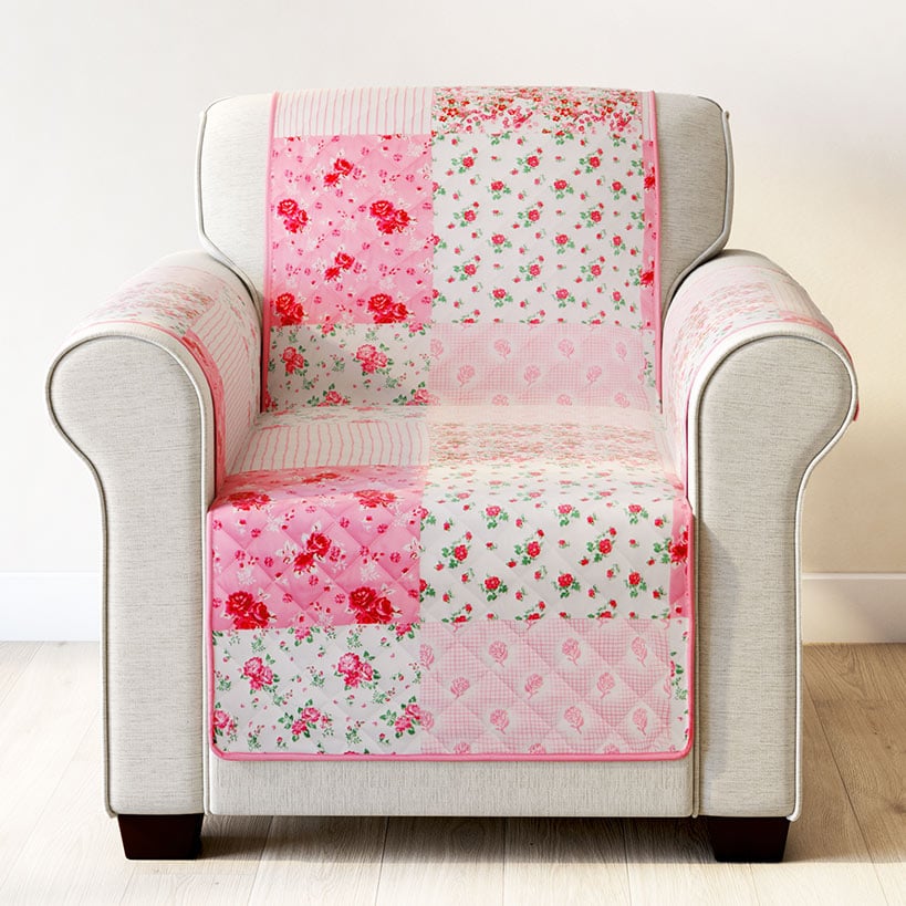 Berry Bloom Quilted Furniture Cover Chair, Loveseat, Sofa#select-cover_chair