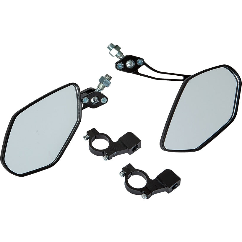 Adjustable Bicycle Rearview Mirror Set Clear Wide View Easy Installation