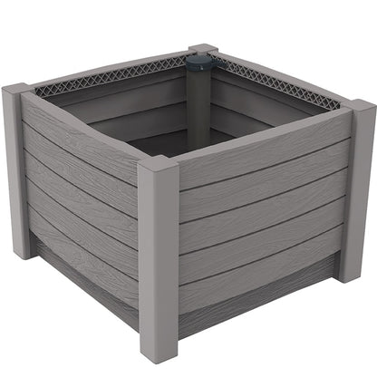 Grey Self-Watering Big Box Planter – No Level Indicator