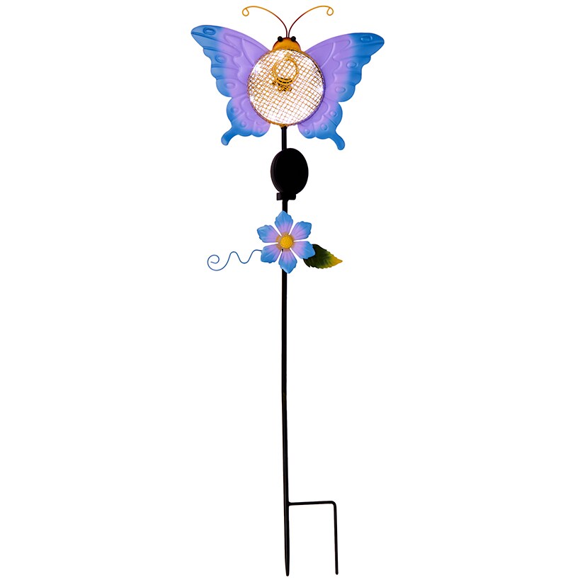 Solar Birdfeeder Stakes Flower or Butterfly#select-birdfeeder_butterfly