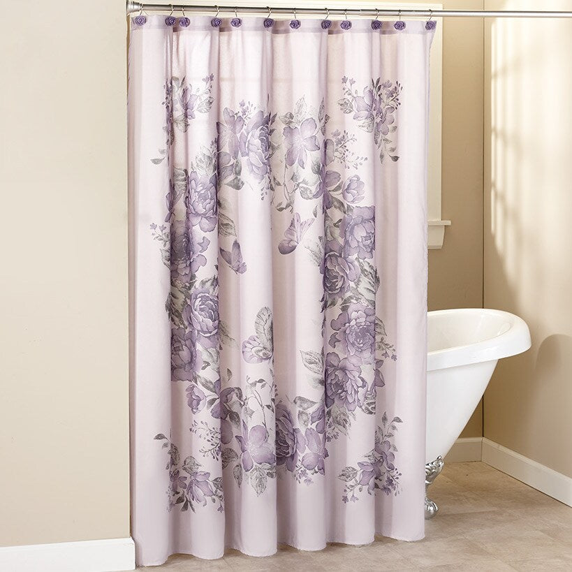 Birmingham Floral Shower Curtain or Toothbrush Holder