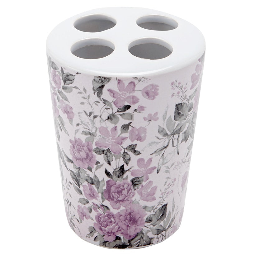 Birmingham Floral Shower Curtain or Toothbrush Holder