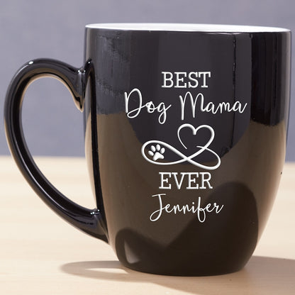 Personalized MOM Bistro Mug 16 oz