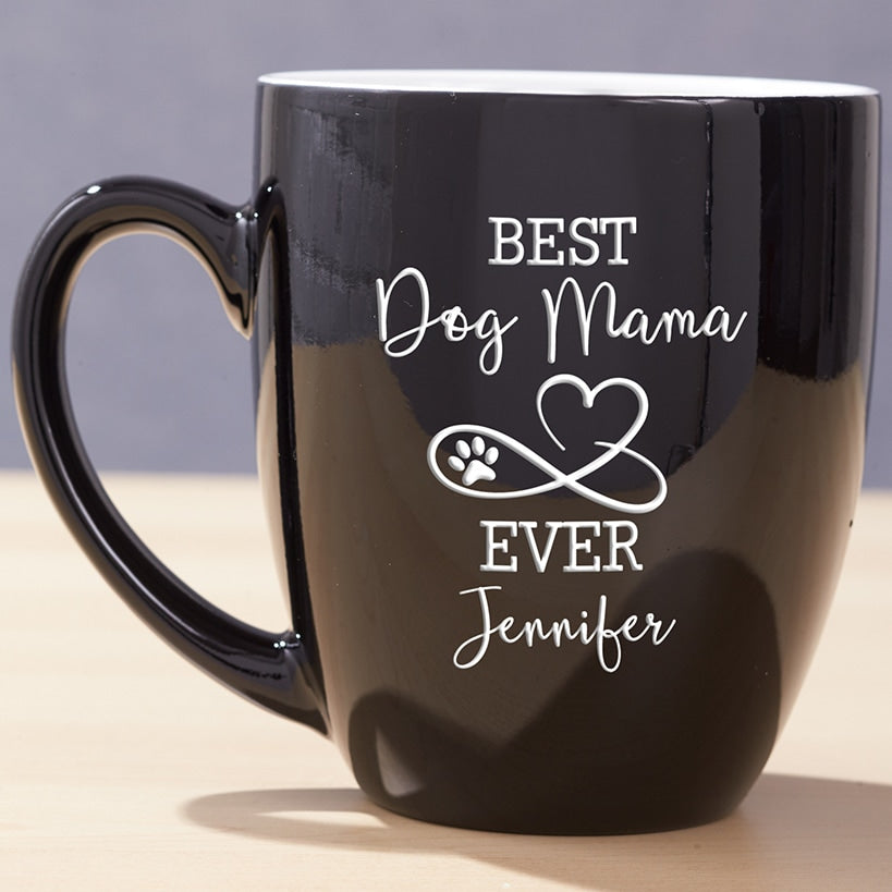 Personalized MOM Bistro Mug 16 oz