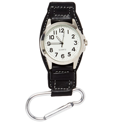 Pocket Watch with Carabiner Analog Watch