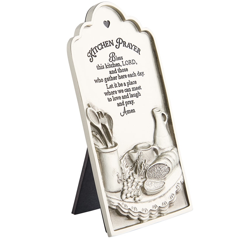 Bless This Kitchen Religious Decor - Pie Plate or Kitchen Prayer Plaque#select-item_prayer-plaque