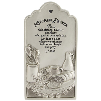 Bless This Kitchen Religious Decor - Pie Plate or Kitchen Prayer Plaque