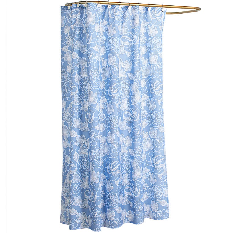 Blue Floral Bath Collection