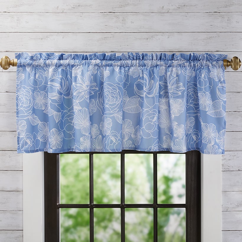 Blue Floral Bath Collection