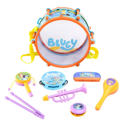 Bluey All-In-One Band Set - Inspire Musical Creativity with 7 Instruments