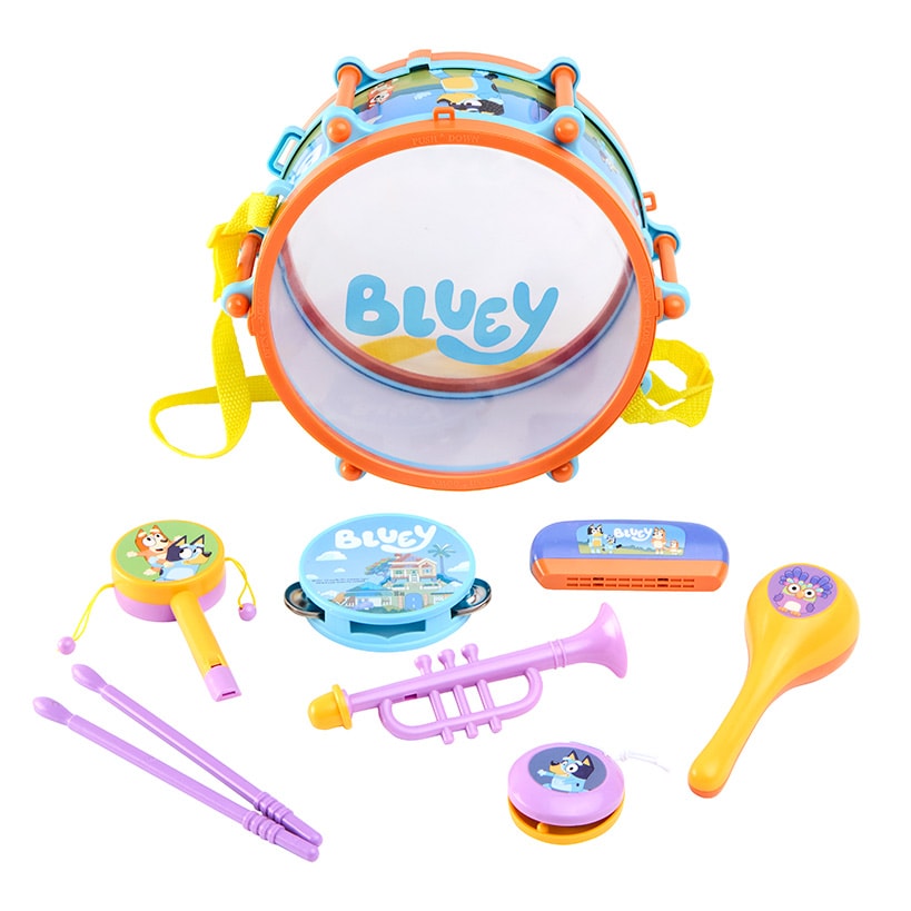 Bluey All-In-One Band Set - Inspire Musical Creativity with 7 Instruments
