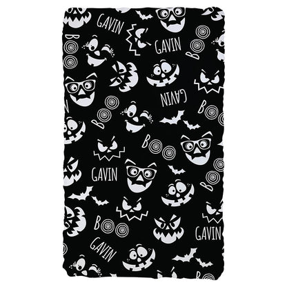 Personalized Halloween Plush Blanket