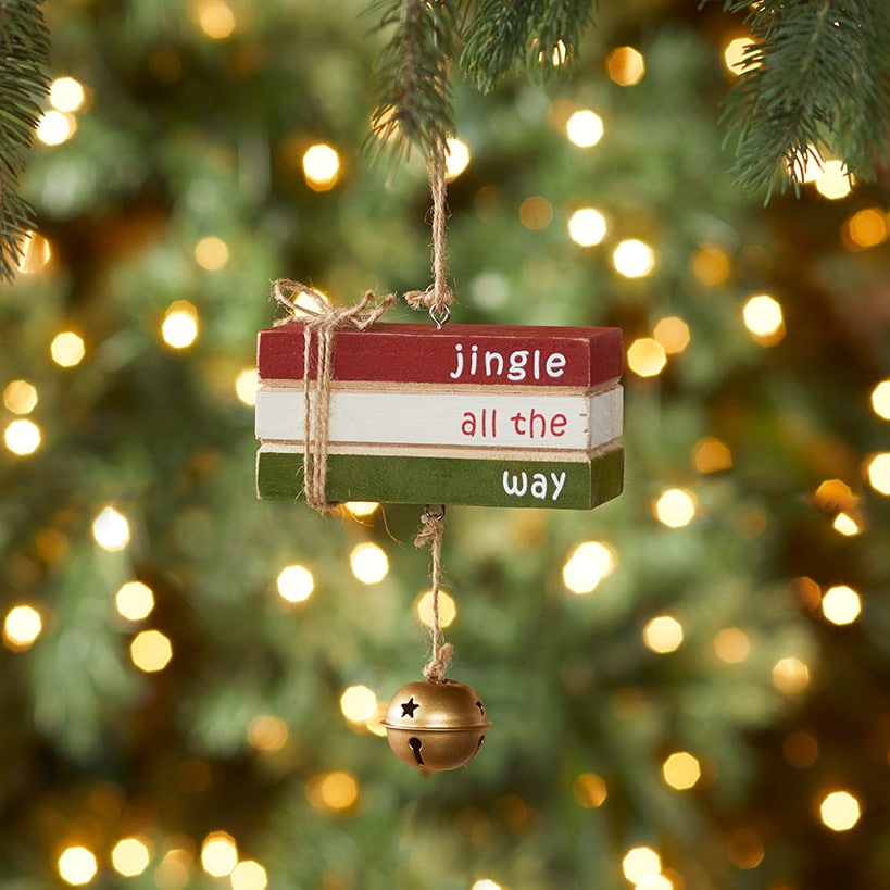 Farmhouse Book Plaque Ornaments