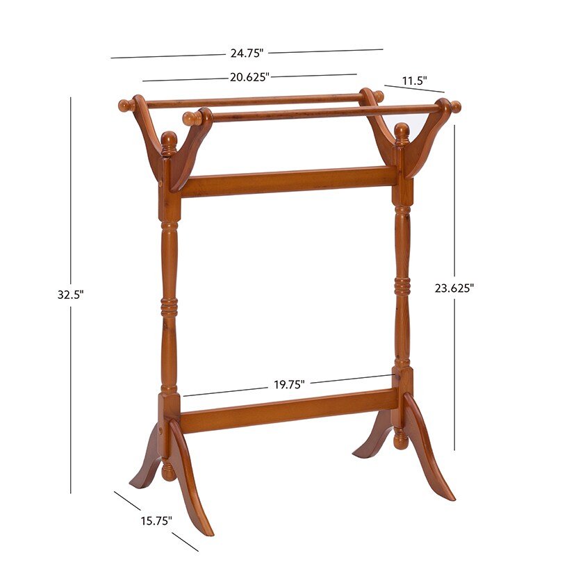 Boone Heirloom Blanket Rack#select-rack_oak