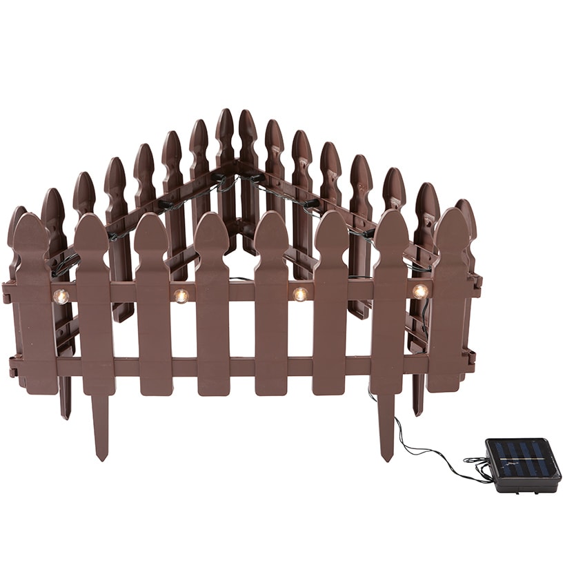 Sets of 3 Decorative Solar Fence Panels