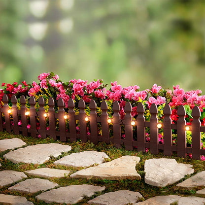 Sets of 3 Decorative Solar Fence Panels