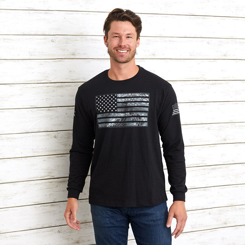 Buckhorn River Americana Long-Sleeve Tee