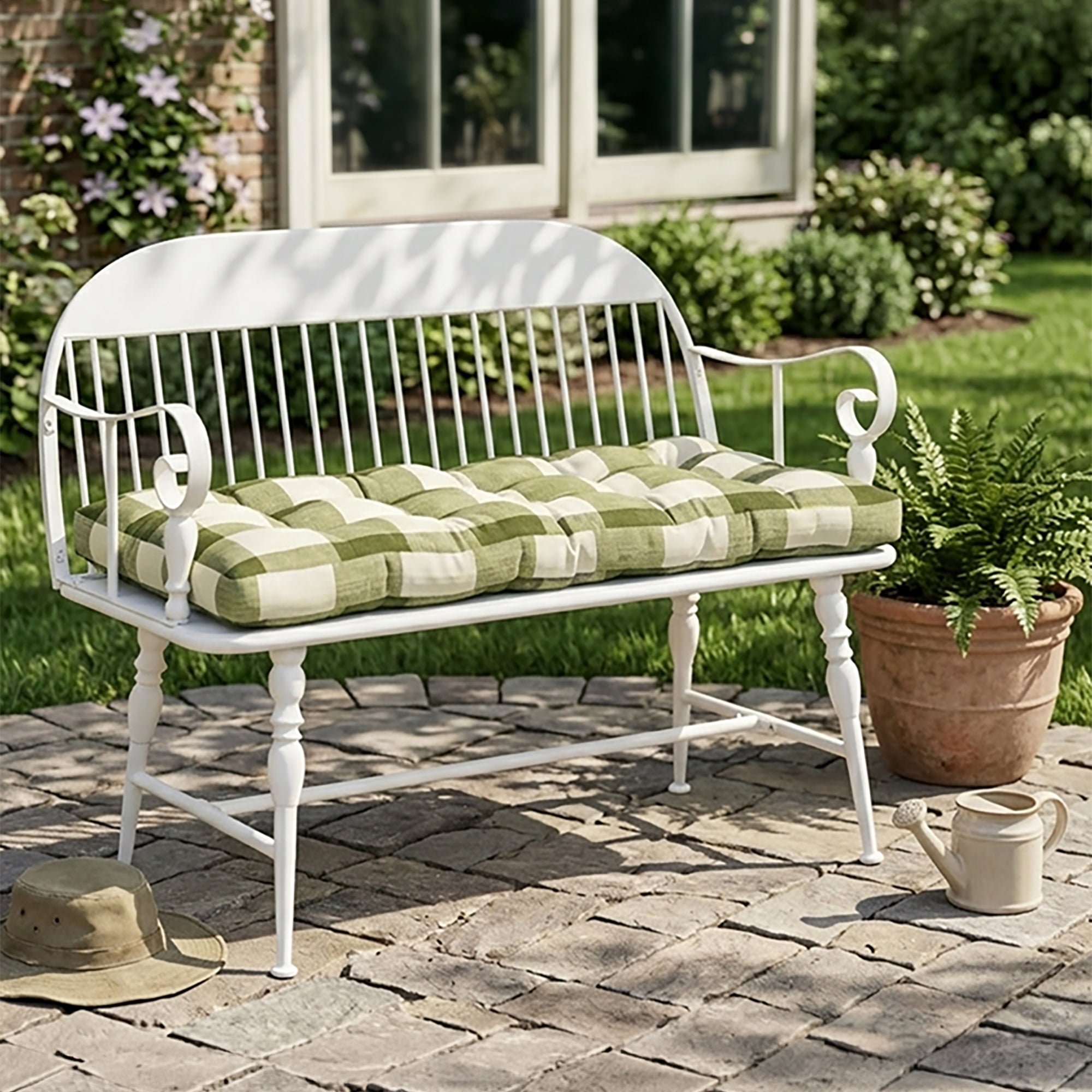 Buffalo Check Bench Cushion