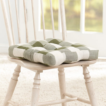 Buffalo Check Chair Pads