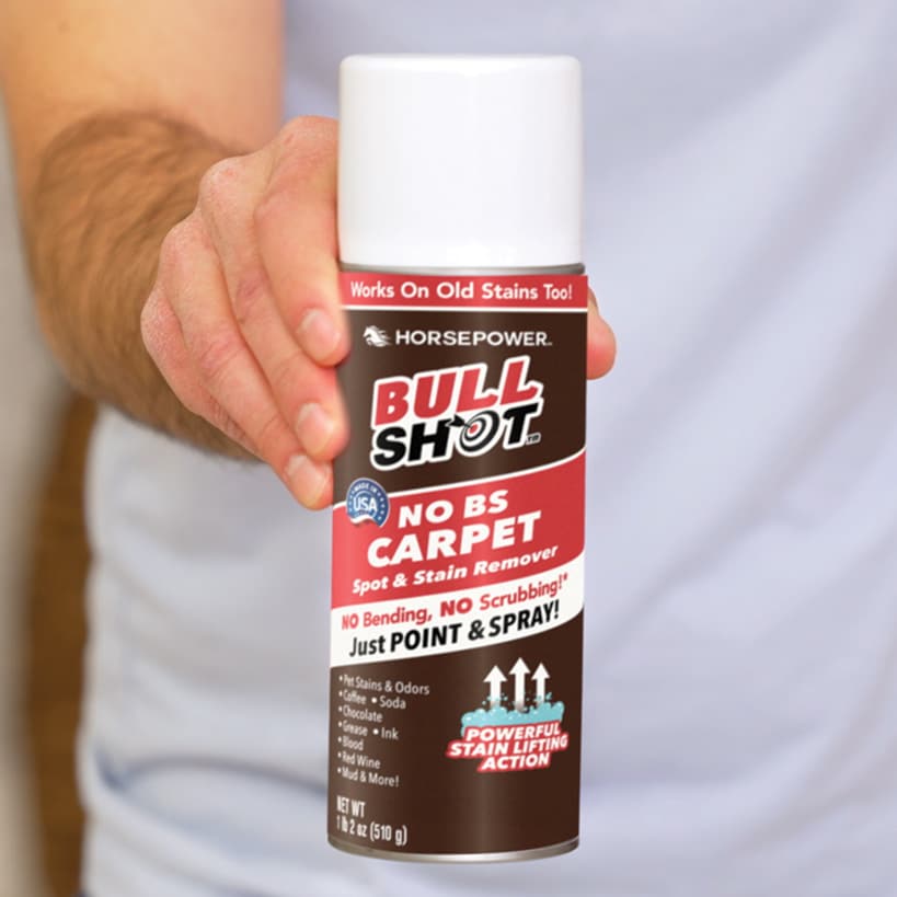 Bull Shot™ Carpet Spot And Stain-Lifting Foam Remover By Horsepower™
