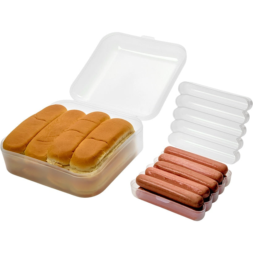 Bun and Hot Dog Container
