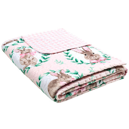 Bunnies and Bows Reversible Full/Queen or King Quilt