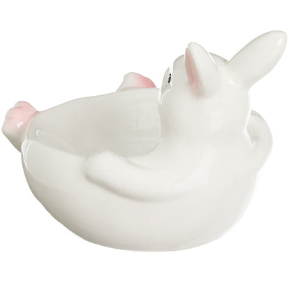 Ceramic Easter Bunny 5" Serving Bowl