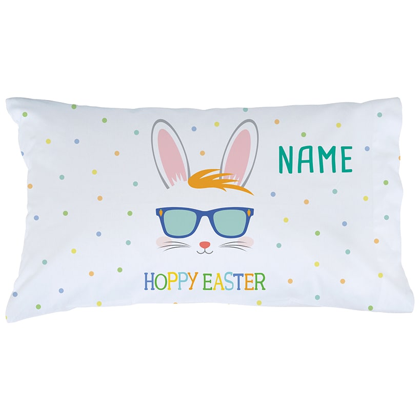 Personalized Easter Bunny Pillowcase