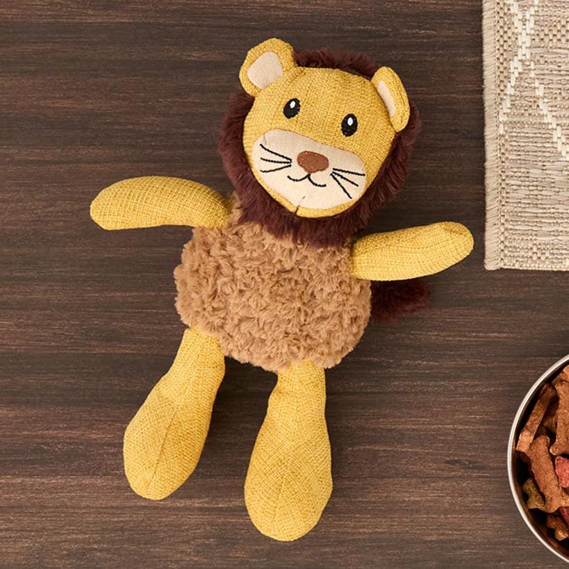 Burlap Plush Dog Toys