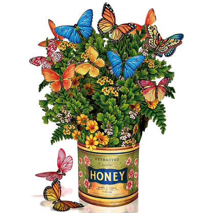 Butterflies & Buttercups Pop-Up Flower Bouquet Card