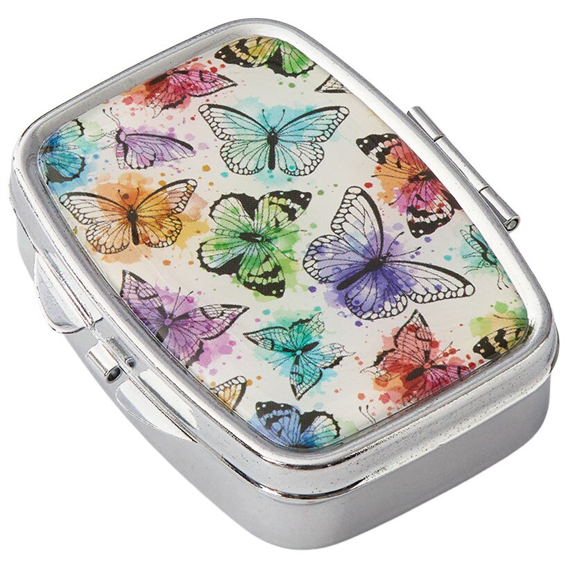 Pill Box 2 Compartment Medicine Pill Case