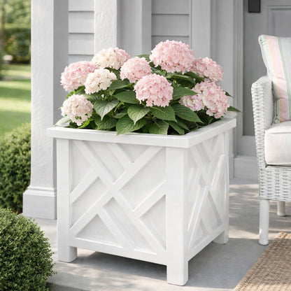 Lattice Design Chippendale Style Planter Box