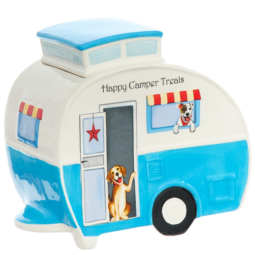 Tail-Wagging Dog Tabletop Collection - Cookie Jar or Salt and Pepper