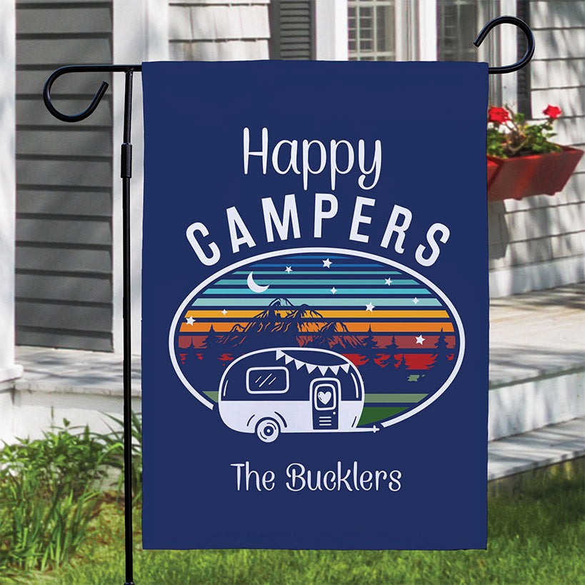 Personalized Camping Double-sided Garden Flag