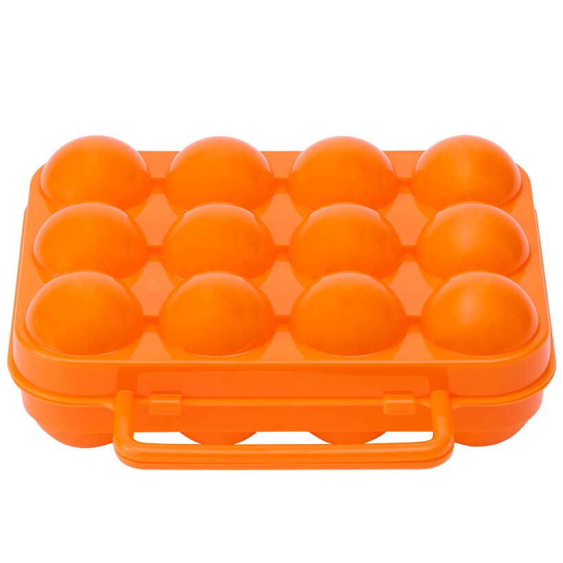 Camping Dozen Plastic Egg Holder Clean and Unbreakable