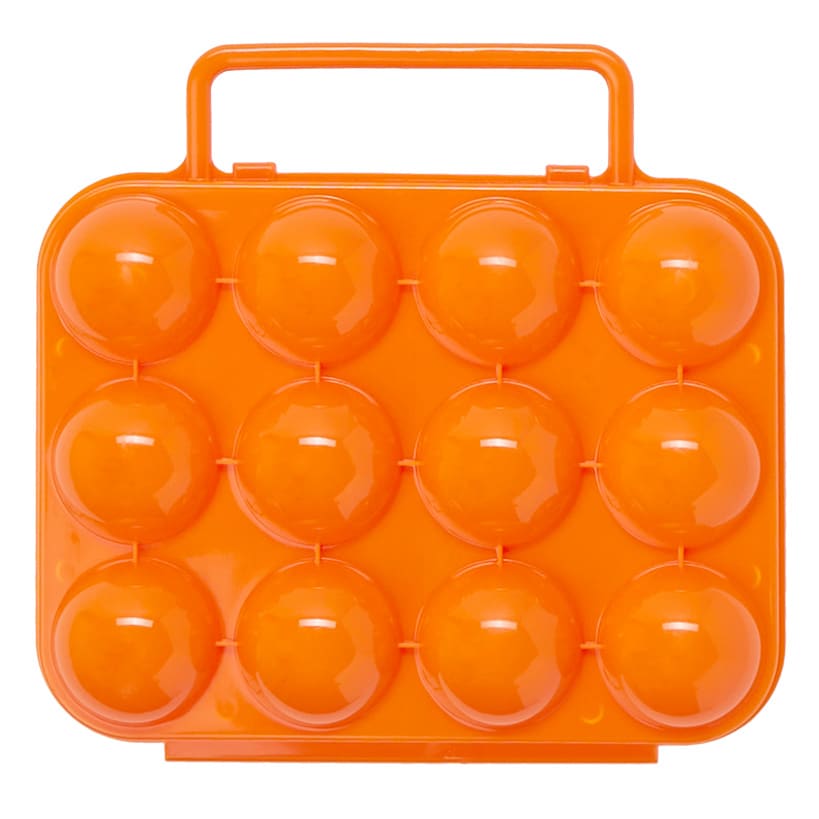 Camping Dozen Plastic Egg Holder Clean and Unbreakable