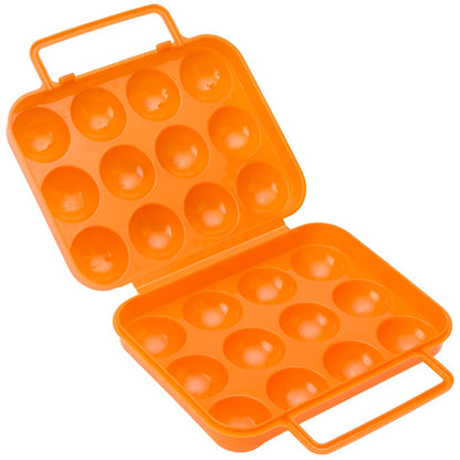 Camping Dozen Plastic Egg Holder Clean and Unbreakable